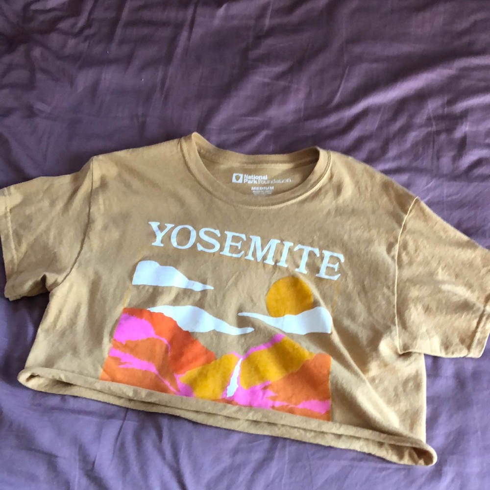 graphic crop tee